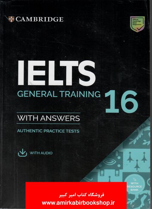 IELTS Cambridge 16 GENERAL TRAINING +CD